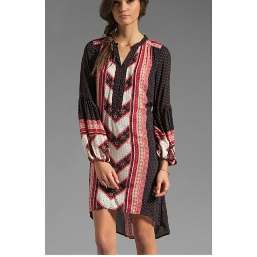 Free People | Bohemian Peace Maker Dress in Black Combo  | Size Small